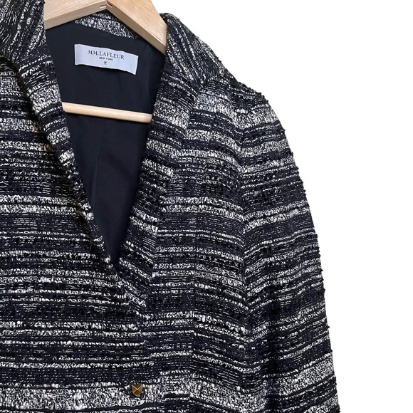 MM Lafleur The Wells Tweed Blazer Jacket - Picture 5 of 9